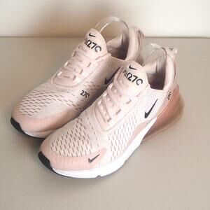 Nike Air Max 270 Women's Size 9 Light Soft Pink White Shoes AH6789-604